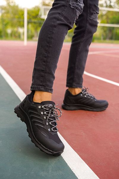 Riccon Schwarze Unisex-Trekkingschuhe aus 3D-Gummi00128060