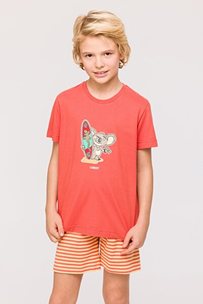 Woody 2-8 Years Old Boy Pajamas-Pss - 537-Orange