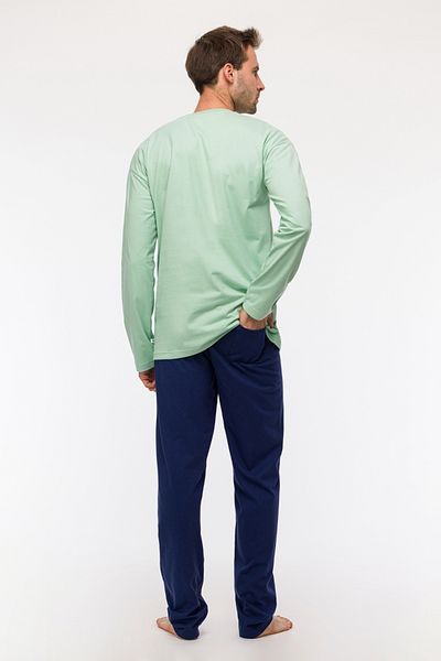 Woody Ανδρικές πιτζάμες Plm - 719 Mint Green