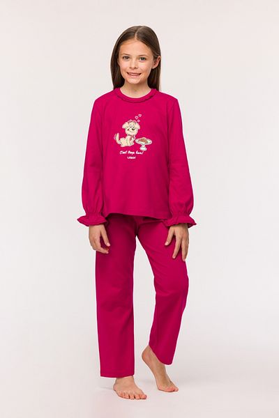 Woody 2-8 Years Girl's Pajamas-Plh - 357-Damson
