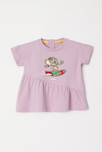 Woody Pamuklu Kız Bebek Pijama-Tzn - 313-Lila