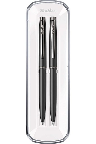 STOREMAX Ntwork 108M Prestige Ballpoint Pen Versatile Pen Set Matte Black Art 1087243
