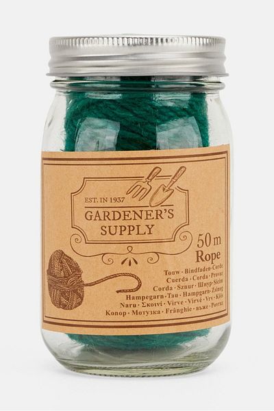 Muy Mucho Garden Jar Jute String Stake Ties Allotment Shed, Assorted