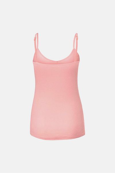 Tchibo Women V-neck Sleeveless Plain Tops, Peach
