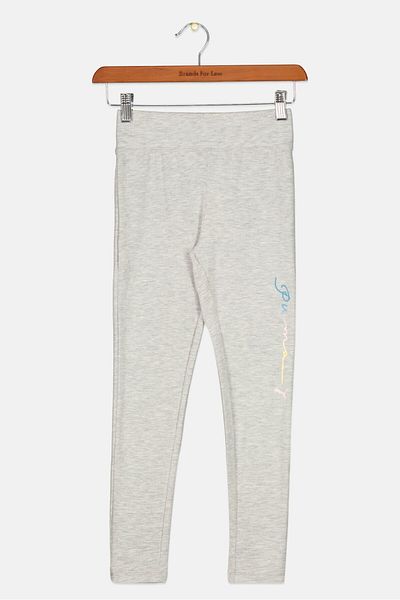 Puma Kids Girl Sportswear Fit Training Leggings, Heather Grey