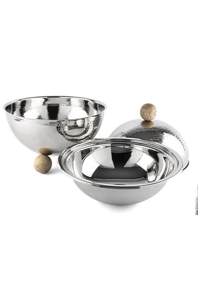 Mikasa Moor Silver Serving Bowl 30X33Cm
