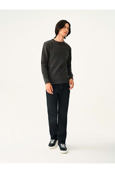 Loft Lf 2036726   Men's Regular Fit Sweater - Anthracite - m - St07747-Anthracite-M