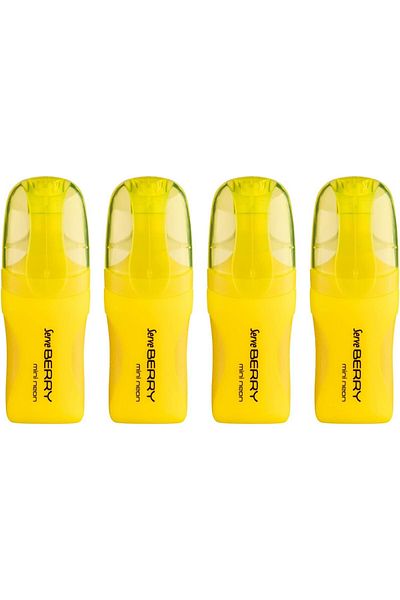 STOREMAX Svticaret Berry Mini Phosphor Pen Yellow 4Lu Set Mhm 1053513