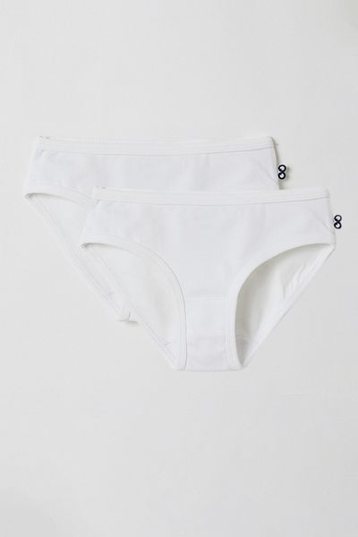 Woody 2 Pack White Panties for 10-16 Years Old Girl - Spd 100