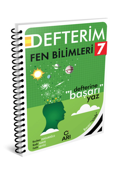 Arı Yayıncılık 7. Sınıf Fen Bilimleri Defterim (Yeni müfredata göre hazırlanm...