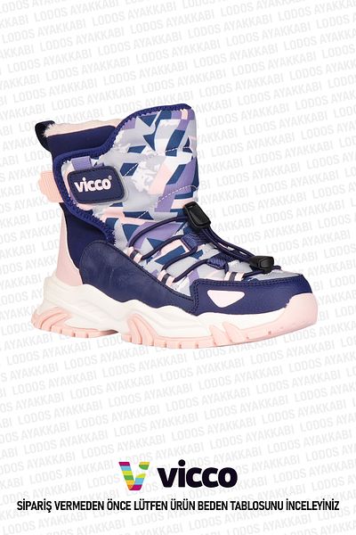 Vicco Alesta Model Lightweight Orthopedic Boy Navy Blue Boots