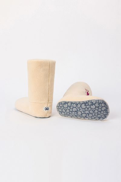 Woody Velsoft Booties-Ysa 207-Ecru Colorful Bag