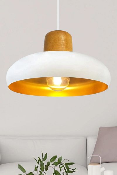 Bamyum Estrela Pendant Lamp Wooden Headboard Chandelier Indoor Lighting Decorative Kitchen Hall Cafe Office