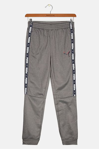 Puma Kids Boy Brand Logo Sweatpants, Heather Grey
