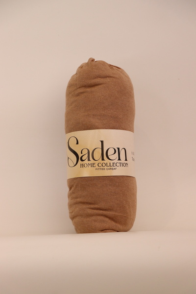 SAADEN EV TEKSTİL ملاءة سرير مطاطية من القطن