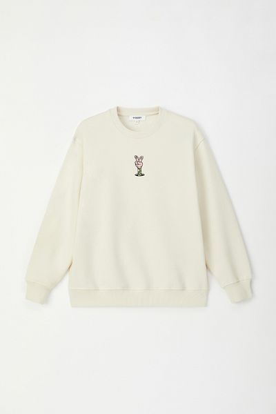 Woody Φούτερ εκρού Unisex Crew Neck - Slh 110
