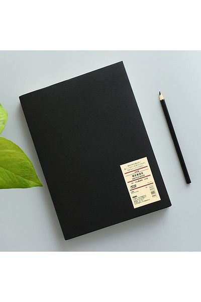 Choice 210x142cm A 256sheet Drawing Book Black Drawing Student Notebook Sketch Book Cardboard Painting Ske
