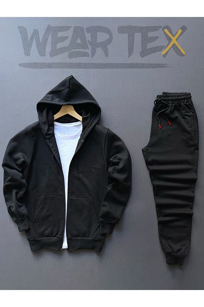 WEARTEX 3-Piece Unisex Jacket - T-Shirt - Tracksuit Set