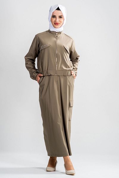 Armine 2024/2025 Autumn-Winter Hijab Top and Bottom Set - New Season Modaayka