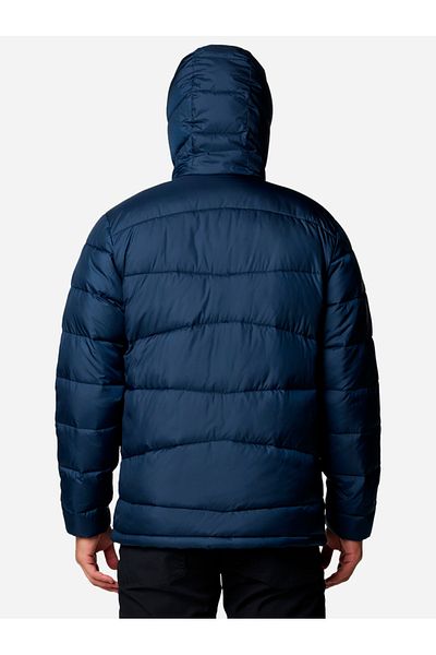 Columbia Men's Hooded Zipper Closure Long Sleeve Navy Blue Coat 2086911 -464