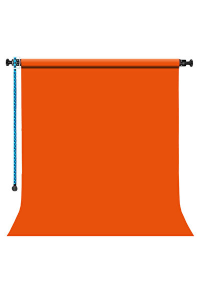 Gdx Sabit (Tavan & Duvar) Kağıt Sonsuz Stüdyo Fon Perde (Tangelo) 2.70x11 Metre