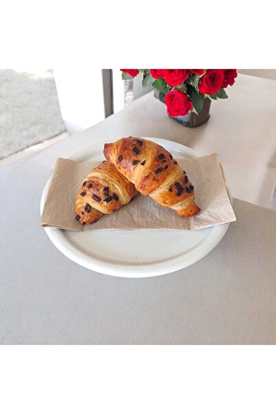 EceAksesuar Metal Tray Metal Plate 6 Pieces Round Tea and Coffee Presentation Tray Presentation Plate 17 cm