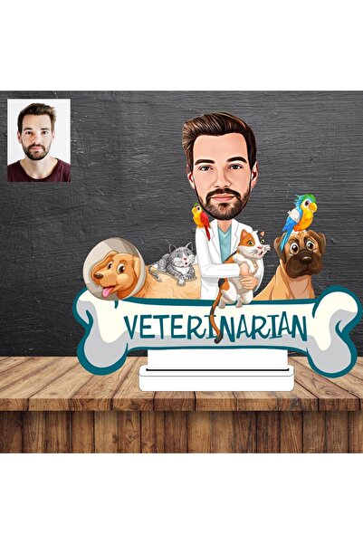wonderlike Veteriner Karikatür Figürü,Sevgiliye Hediye,Doğum Günü Hediyesi