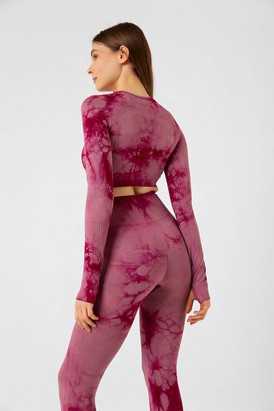 NORTHEX Seamles Recovery Sports Leggings - Cherry