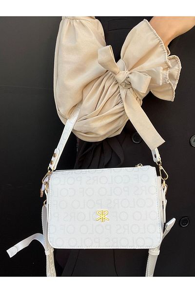 Çanta Trend Geantă de umăr Polo Of Colors pentru femei, din piele artificială, cu 2 curele și 5 compartimente