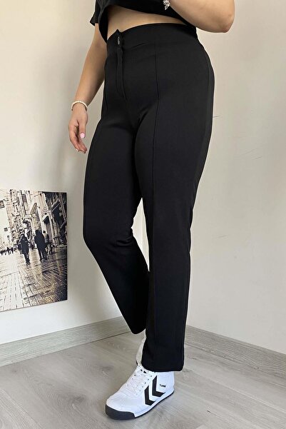 İstangül Butik Büyük Beden Full Likralı Bilek Boy Pantolon