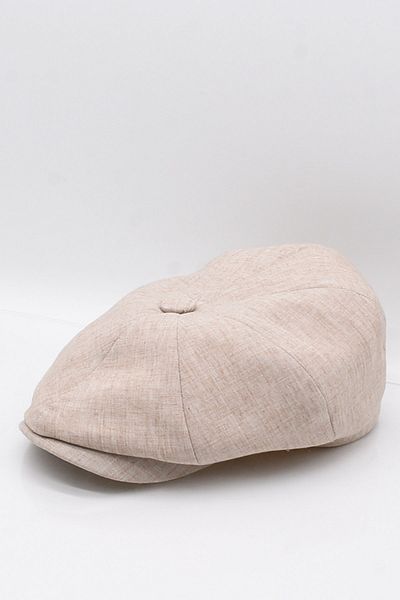 Külah British Style Summer Cap Cotton Beige Hat