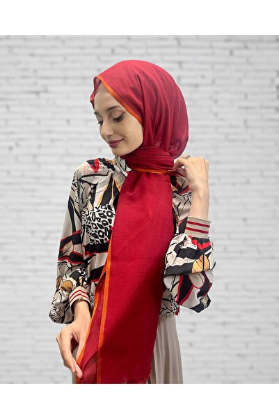 ipekevi Blend Şal - Modal Tek Renk Şal 7323 Kırmızı