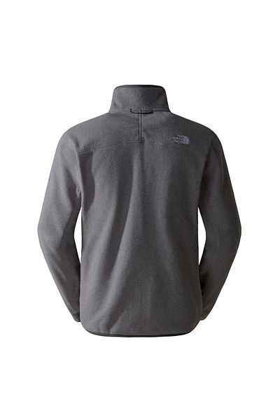 THE NORTH FACE صوف رجالي - M 100 جليدي، سحاب كامل، رمادي-xs
