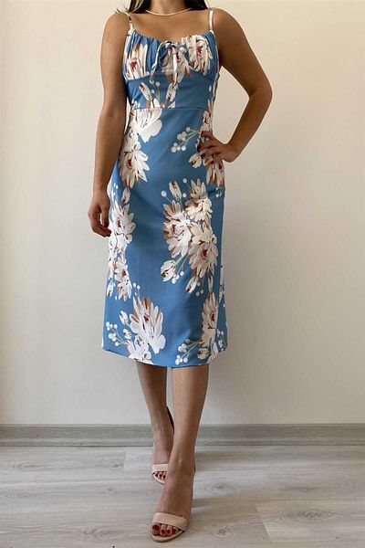 İstangül Butik Φόρεμα με λουλούδια με λουλούδια