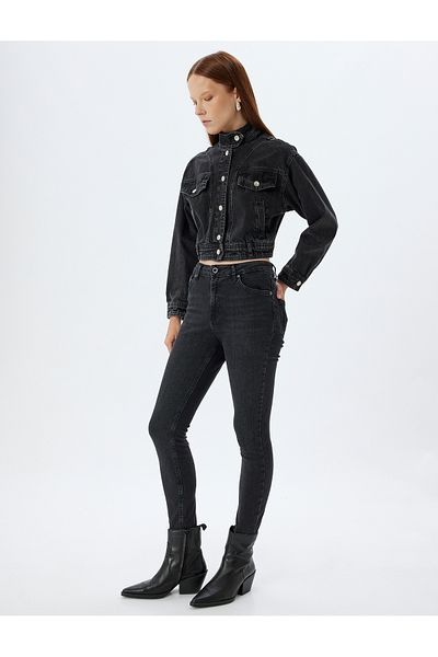 Koton Ψηλόμεσο Skinny Push Up Jeans - Skinny Leg Jeans