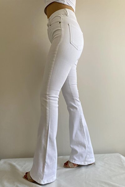 İstangül Butik Plus Size Full Lycra Spanish Leg Jeans