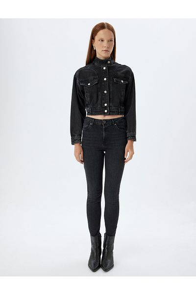 Koton Ψηλόμεσο Skinny Push Up Jeans - Skinny Leg Jeans