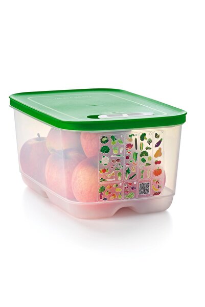 Tupperware Sera Serisi Yüksek Gövdeli Meyve ve Sebze Saklama Kabı Yeşil 4.4 lt