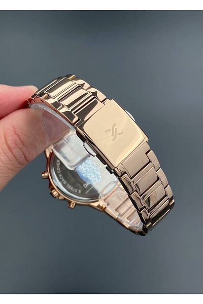 Daniel Klein Women's Wristwatch Rose Color 3 Atm Water Resistance