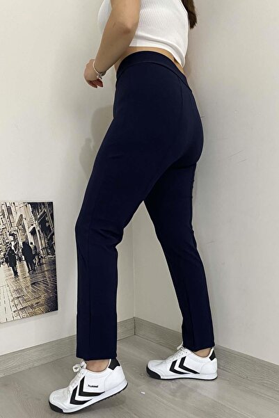 İstangül Butik Штани з повним лікрам для великих розмірів, довжиною до щиколотки