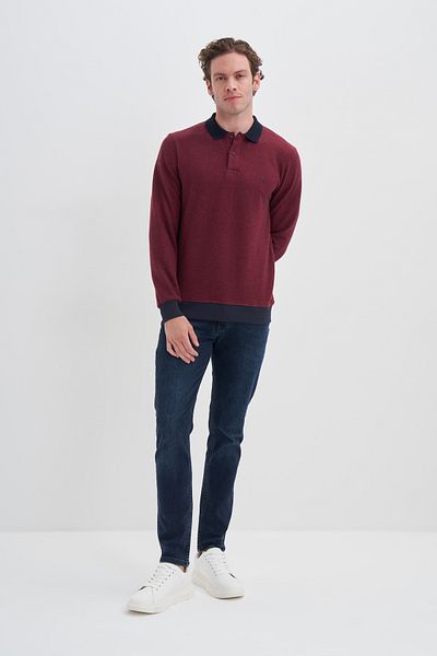 Cazador Φούτερ CAZ 5627 Θεσσαλονίκη Claret Red Melange