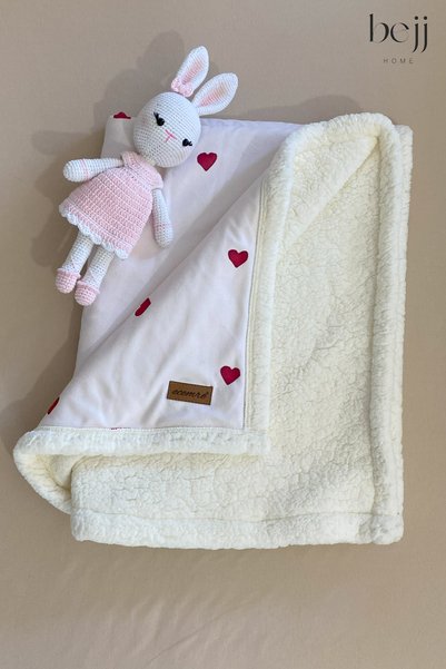 ecemre beach towel Dijital Baskılı Bebek & Çocuk Battaniyesi - Polar & Peluş Bebek & Çocuk Battaniyesi - 80x100 Cm
