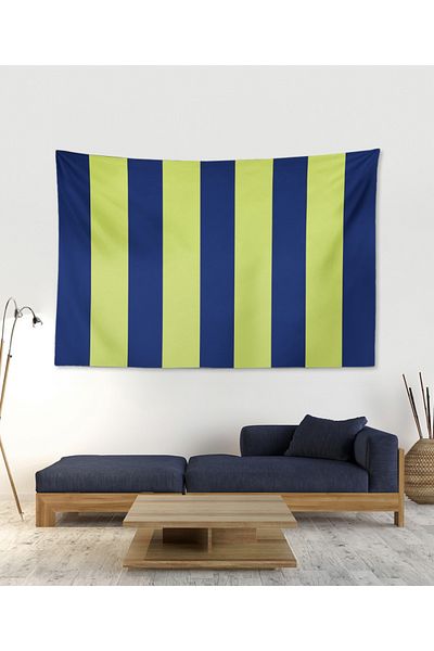 WALLHANG غطاء حائط مخطط FB، سجادة حائط - 100x150 سم