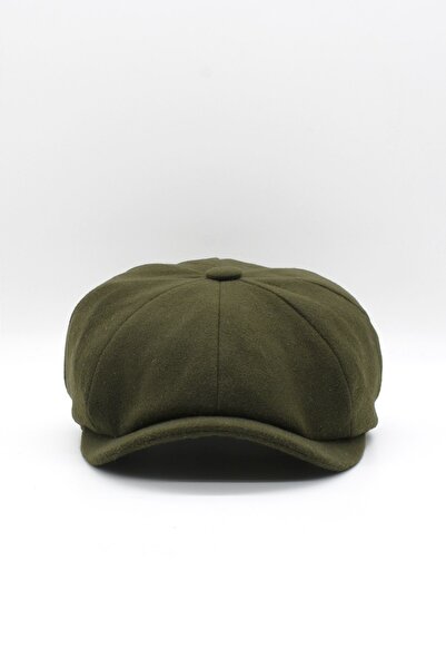 Külah قبعة رجالية من الصوف كاكي