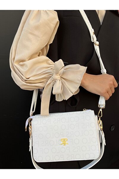 Çanta Trend Geantă de umăr Polo Of Colors pentru femei, din piele artificială, cu 2 curele și 5 compartimente