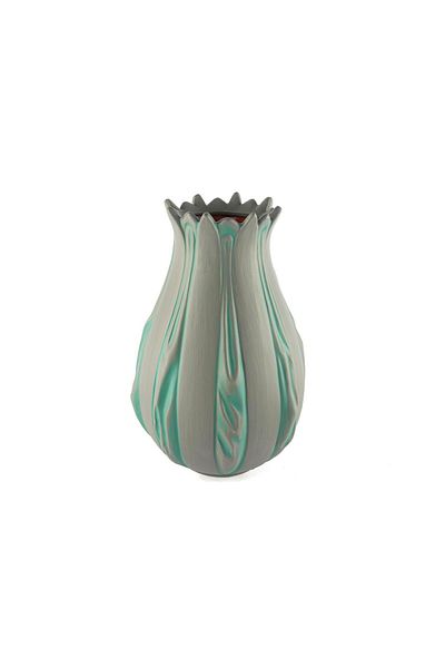 Mikasa Moor Vaza din portelan gri verde 20x32cm