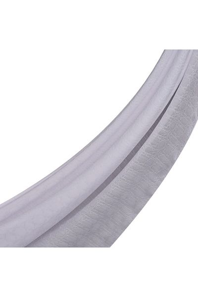 ipekevi Four Seasons White Mini Seljuk Monogram Shawl