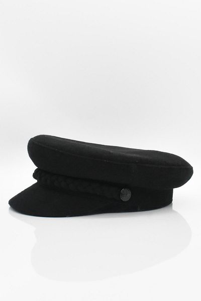 Külah Men's Stamped Captain Hat - Black