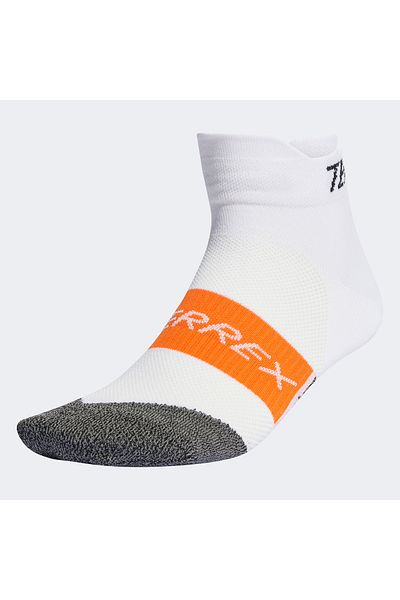 adidas Унисекс бели чорапи за бягане Terrex Heatrdy