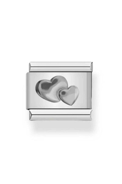 stainles steel Italian Charm Hearts